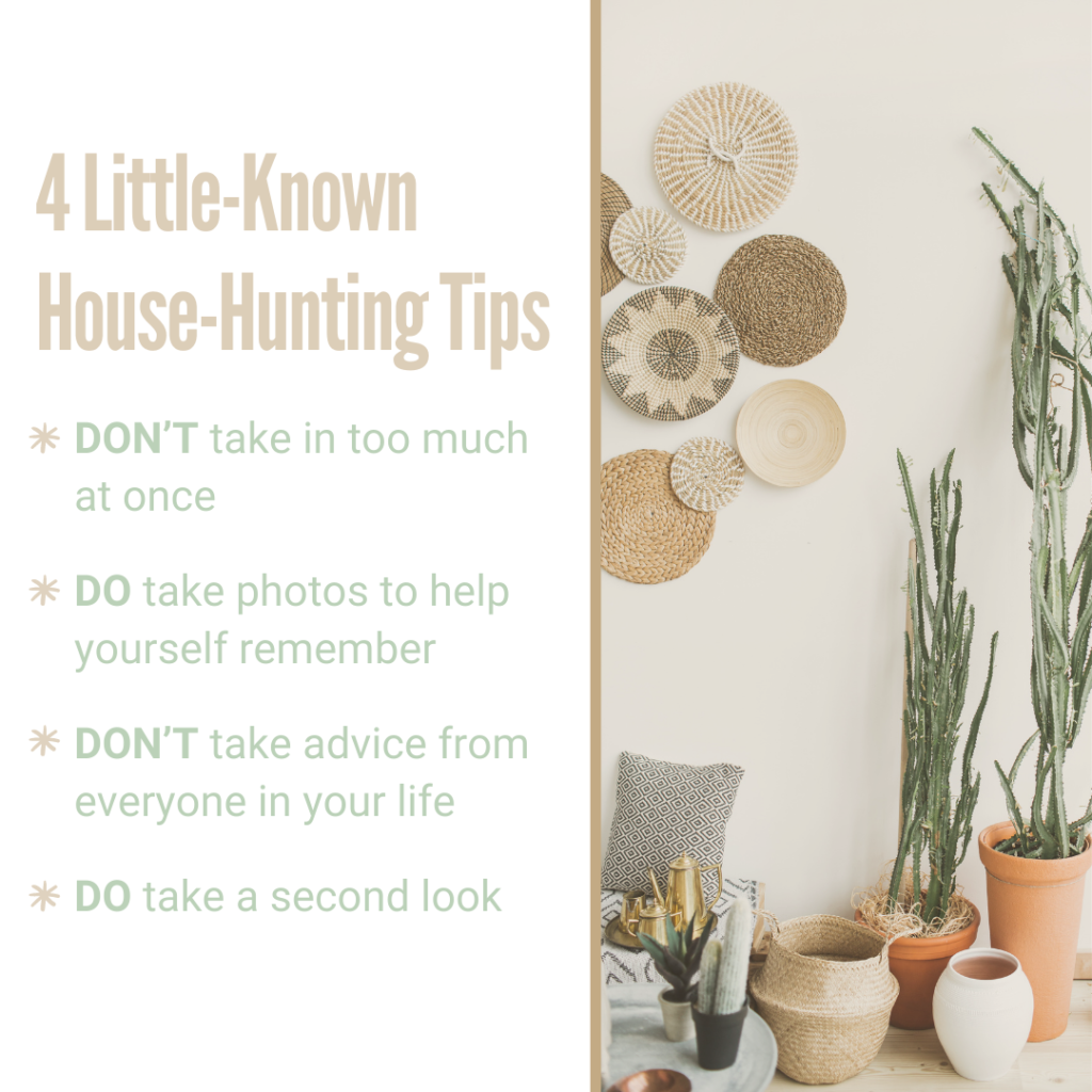 Four Little Know House-hunting Tips