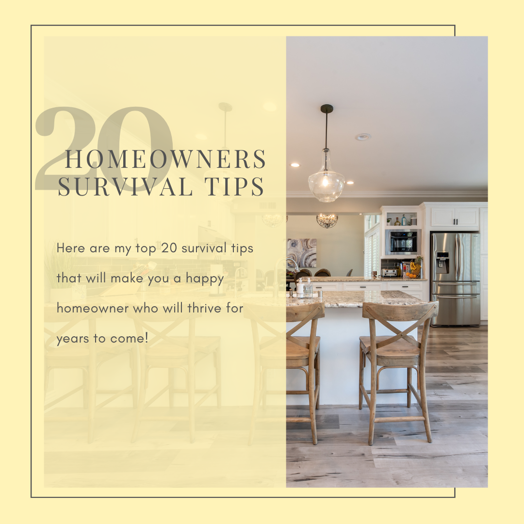 20 Survival Tips for Homeowners